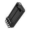 Внешний аккумулятор Xyron с солнечной панелью, 10000 mAh, черный Внешний аккумулятор Xyron с солнечной панелью, 10000 mAh, черный
