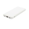 Внешний аккумулятор Saming, 10000mAh, белый Внешний аккумулятор Saming, 10000mAh, белый