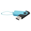 Флешка Designer To Go 2.0 USB, черный/бирюзовый Флешка Designer To Go 2.0 USB, черный/бирюзовый