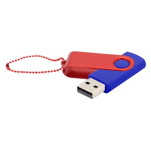 Флешка Designer To Go 2.0 USB, синий/красный