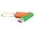 Флешка Designer To Go 2.0 USB, зеленый/оранжевый Флешка Designer To Go 2.0 USB, зеленый/оранжевый
