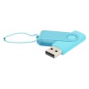 Флешка Designer To Go 2.0 USB, бирюзовый Флешка Designer To Go 2.0 USB, бирюзовый