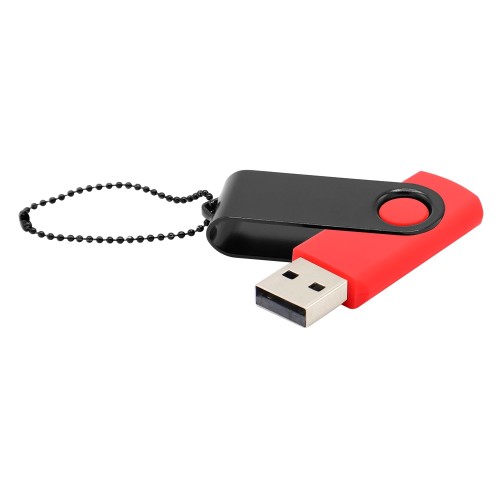 Флешка Designer To Go 2.0 USB, красный/черный