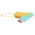 Флешка Designer To Go 2.0 USB, бирюзовый/желтый Флешка Designer To Go 2.0 USB, бирюзовый/желтый