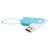 Флешка Designer To Go 2.0 USB, белый/бирюзовый Флешка Designer To Go 2.0 USB, белый/бирюзовый