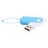 Флешка Designer To Go 2.0 USB, белый/голубой