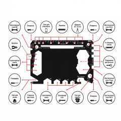 Карта-Мультиинструмент 46в1 Vector, черный