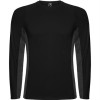 Спортивная футболка SHANGHAI L/S мужская, ЧЕРНЫЙ/ТЕМНЫЙ ГРАФИТ
