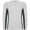 Спортивная футболка SHANGHAI L/S мужская, БЕЛЫЙ/ТЕМНЫЙ ГРАФИТ