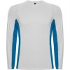 Спортивная футболка SHANGHAI L/S мужская, БЕЛЫЙ/КОРОЛЕВСКИЙ СИНИЙ