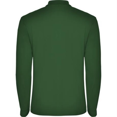 Футболка поло ESTRELLA L/S мужская, БУТЫЛОЧНЫЙ ЗЕЛЕНЫЙ