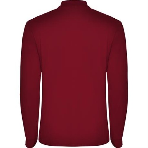 Футболка поло ESTRELLA L/S мужская, ГРАНАТОВЫЙ