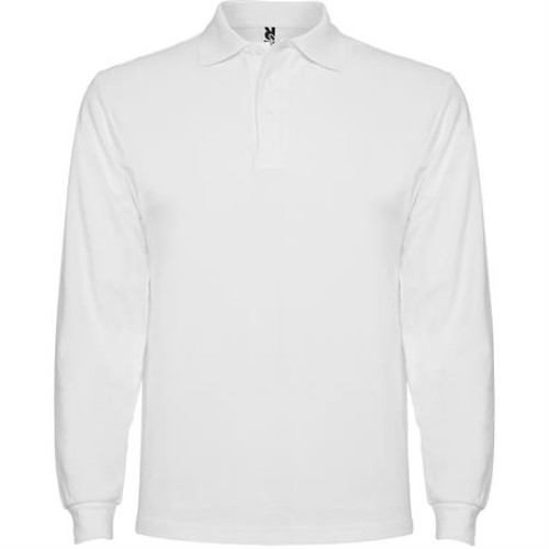 Футболка поло ESTRELLA L/S мужская, БЕЛЫЙ