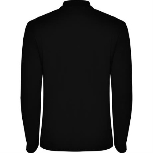 Футболка поло ESTRELLA L/S мужская, ЧЕРНЫЙ