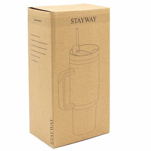 Термокружка Stayway, белый