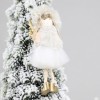 Новогоднее украшение рождественский ангел Бэгис, белый Новогоднее украшение рождественский ангел Бэгис, белый