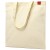 Сумка для покупок IVORY 325 г/м² с PU нашивкой, красный Сумка для покупок IVORY 325 г/м² с PU нашивкой, красный