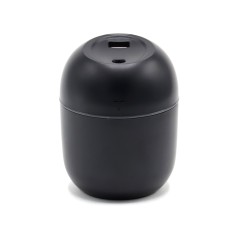 Светодиодный USB увлажнитель Egg с подсветкой, черный-S