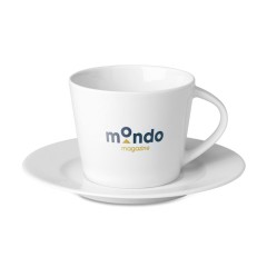 Капучино чашка и блюдце, белый, MO9080