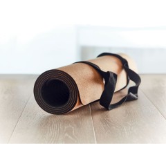 Коврик для йоги из пробки, бежевый, MO6267