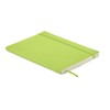 A5 recycled notebook, лайм, MO2118 A5 recycled notebook, лайм, MO2118