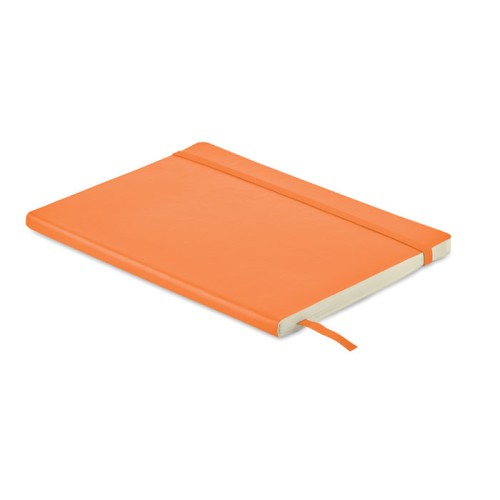 A5 recycled notebook, оранжевый, MO2118