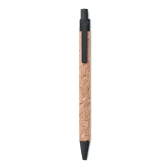 Ручка шариковая пробковая, черный, MO9480