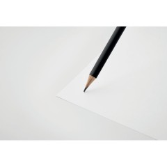 Natural pencil with eraser, черный, MO2248