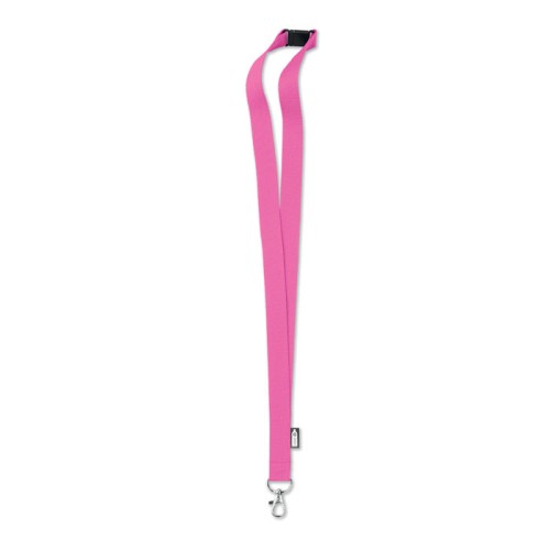 Lanyard in RPET 20 mm, фуксия, MO6100
