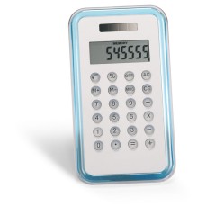 Калькулятор, прозрачно-голубой, KC2656