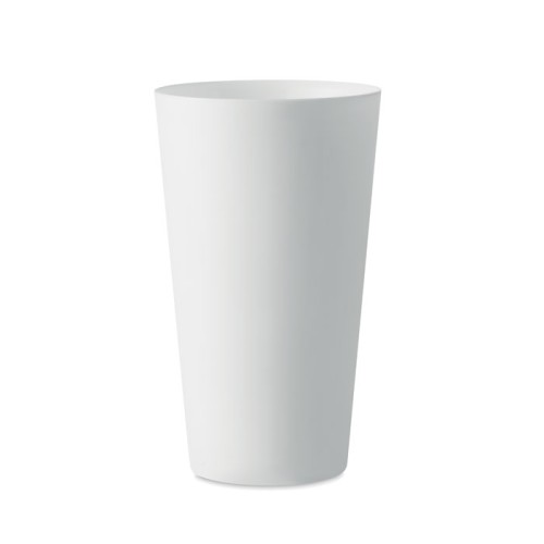 Reusable event cup 500ml, белый, MO9907