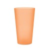 Reusable event cup 500ml, прозрачно-оранжевый, MO9907 Reusable event cup 500ml, прозрачно-оранжевый, MO9907