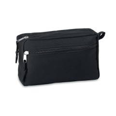 Косметичка 600D из RPET, черный, MO6155