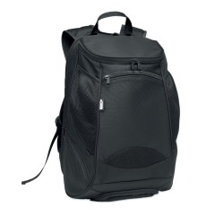 Рюкзак спортивный 600D RPET, черный, MO6325