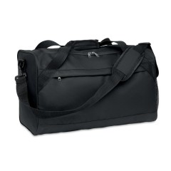 Спортивная сумка 600D из RPET, черный, MO6209