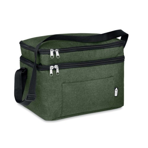 RPET cooler bag, тёмно-зелёный, MO9915