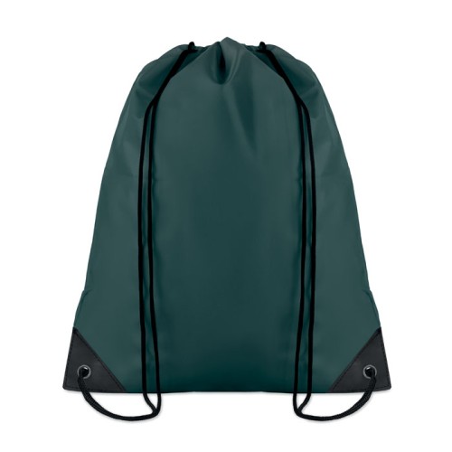 190T Polyester drawstring bag, тёмно-зелёный, MO7208