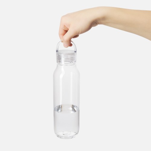 Бутылка для воды Импульс (Impulse), прозрачная, под полную запечатку