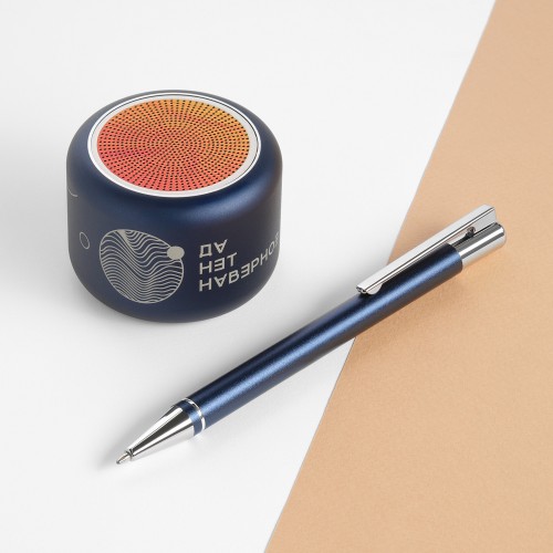 Беспроводная колонка Пассион (Passion) 80dB 600 mAh (Bluetooth 5.4), синяя