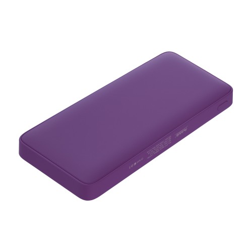 Внешний аккумулятор с подсветкой Анкор Плюс PD (Ancor PD Plus) 10000 mAh, фиолетовый