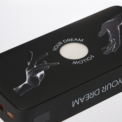 Внешний аккумулятор с подсветкой Анкор Плюс PD (Ancor PD Plus) 20000 mAh, черный