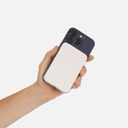 Внешний аккумулятор Артекс PD (Artex PD) 5000mAh с функцией беспроводной зарядки 15W, титановый
