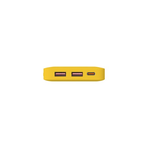 Внешний аккумулятор с подсветкой Анкор Плюс PD (Ancor PD Plus) 10000 mAh, желтый