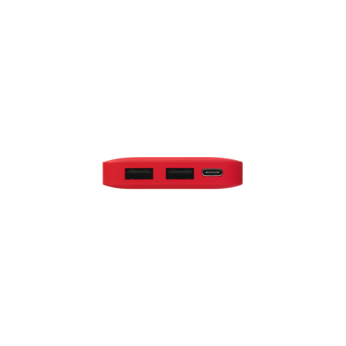 Внешний аккумулятор с подсветкой Анкор (Ancor) 5000 mAh, красный