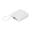 Внешний аккумулятор с подсветкой Риттер PD (Ritter PD) 10000mAh с функцией беспроводной зарядки 15W, белый Внешний аккумулятор с подсветкой Риттер PD (Ritter PD) 10000mAh с функцией беспроводной зарядки 15W, белый