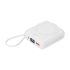 Внешний аккумулятор с подсветкой Риттер PD (Ritter PD) 10000mAh с функцией беспроводной зарядки 15W, белый