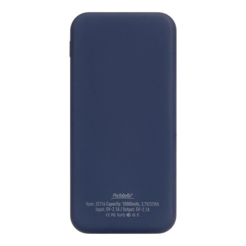Внешний аккумулятор с подсветкой Люче (Luce) 10000 mAh, синий