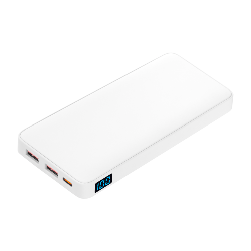 Внешний аккумулятор с подсветкой Анкор Плюс PD (Ancor PD Plus) 10000 mAh, белый