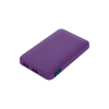 Внешний аккумулятор с подсветкой Анкор (Ancor) 5000 mAh, фиолетовый