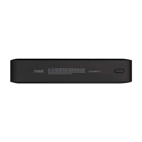 Внешний аккумулятор с подсветкой Анкор Плюс PD (Ancor PD Plus) 20000 mAh, черный